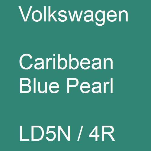 Volkswagen, Caribbean Blue Pearl, LD5N / 4R.